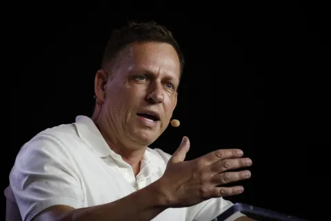 Peter Thiel AI creative thinking technical skills future jobs